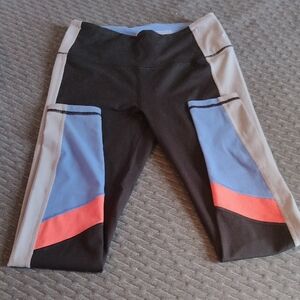 Victoria's Secret Colorblock Workout Leggings - Medium (Like New)